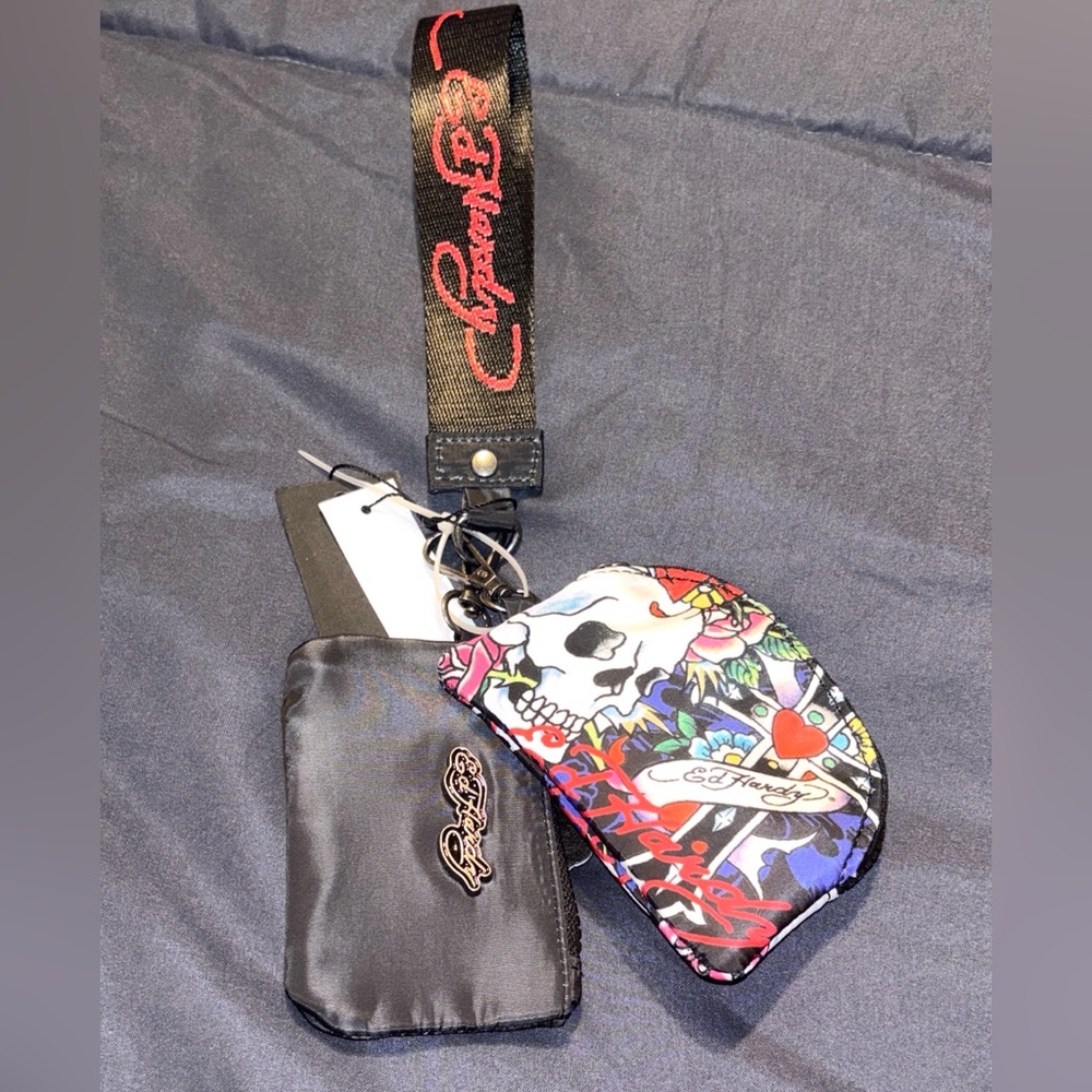 Ed Hardy Multicolor Skull Wristlet Set